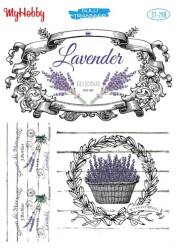 My Hobby Yazı Lavanta Desenli Sulu Transfer ST-288 - Tual Hobi Craft Ist