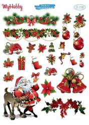 My Hobby Yılbaşı Desenli Sulu Transfer ST-2101 - MyHobby