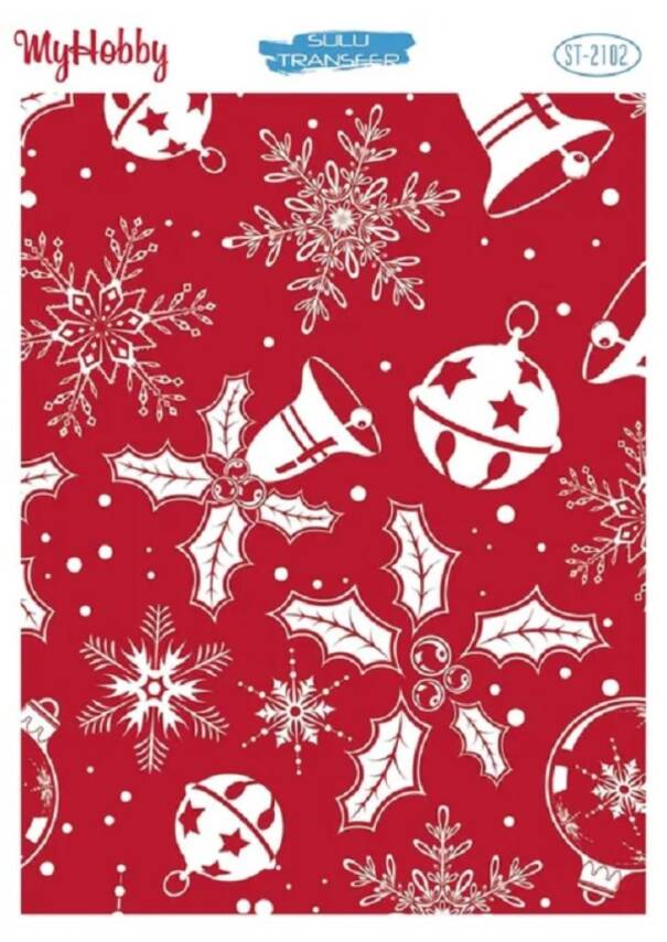 My Hobby Yılbaşı Desenli Sulu Transfer ST-2102 - 1