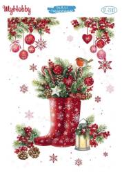 My Hobby Yılbaşı Desenli Sulu Transfer ST-2103 - MyHobby