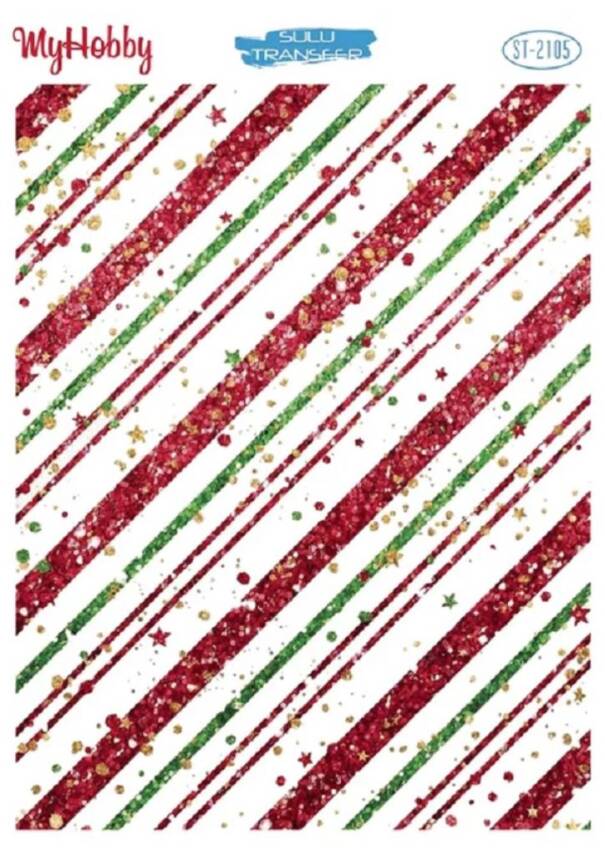 My Hobby Yılbaşı Desenli Sulu Transfer ST-2105 - 1