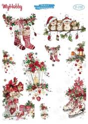 My Hobby Yılbaşı Desenli Sulu Transfer ST-2107 - MyHobby