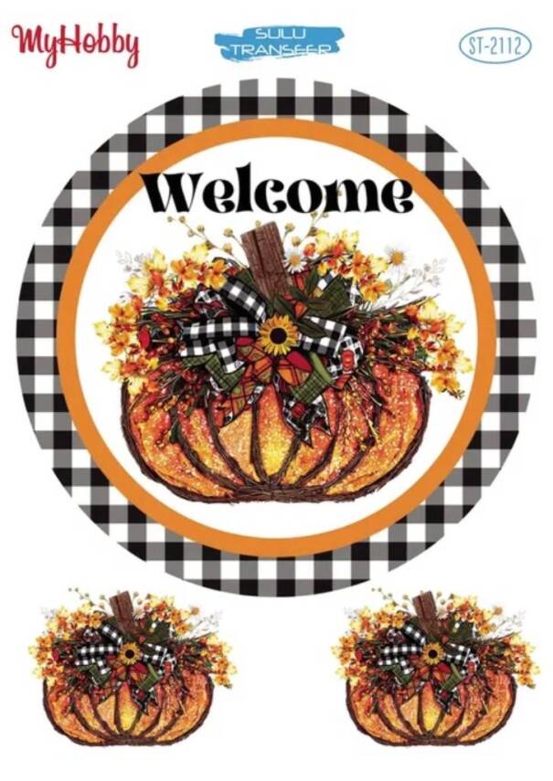 My Hobby Yılbaşı Desenli Sulu Transfer ST-2112 - 1