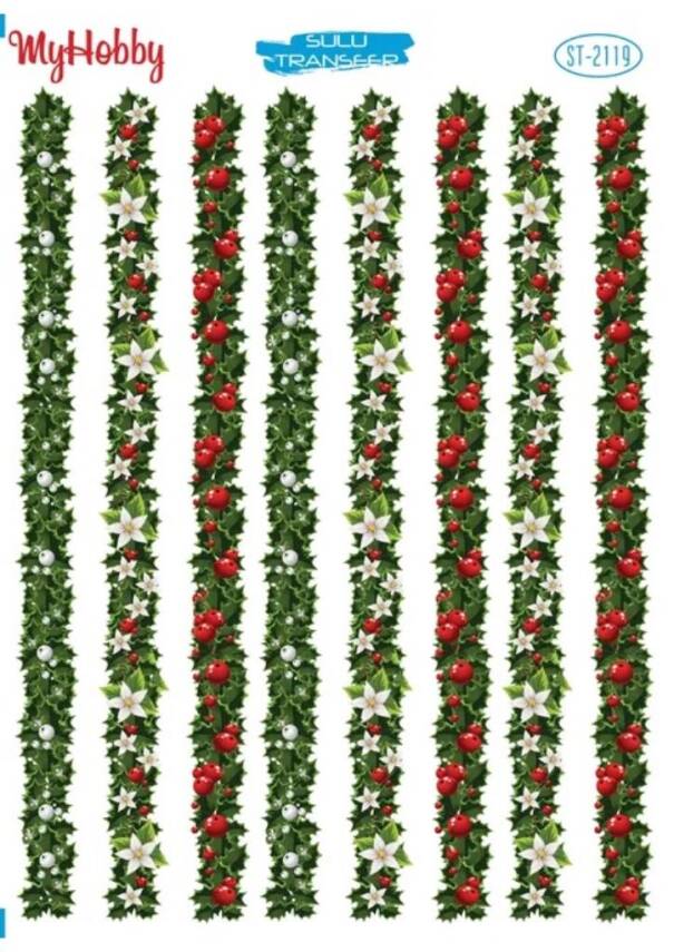 My Hobby Yılbaşı Desenli Sulu Transfer ST-2119 - 1