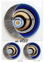 Nazar Boncuğu Desenli Pirinç Dekopaj Model : 4853 - Line Art