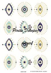 Nazar Desenli Pirinç Dekopaj Model : nazar1 - Line Art