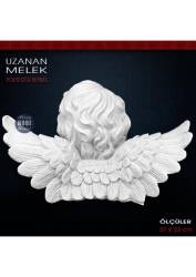 Öne Uzanan Melek Heykeli (37x23 cm) Ham Polyester - 3