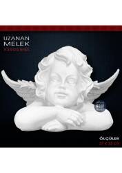 Öne Uzanan Melek Heykeli (37x23 cm) Ham Polyester - Tual Hobi Sanat (1)