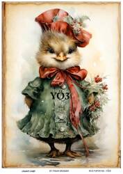 Ördek Desenli Pirinç Dekopaj Model : YÖ03 - Line Art