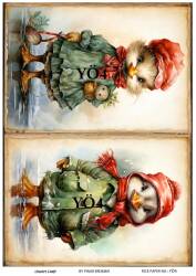 Ördek Desenli Pirinç Dekopaj Model : YÖ04 - Line Art