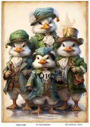 Ördek Desenli Pirinç Dekopaj Model : YÖ10 - Line Art