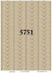 Örgü Hasır Desenli Pirinç Dekopaj Model : 5751 - Line Art