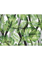 Palmiye Desenli Pirinç Dekopaj Model : 1905 - Line Art