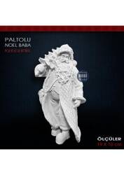 Paltolu Noel Baba Biblo (19x10 cm) Ham Polyester - Tual Hobi Sanat