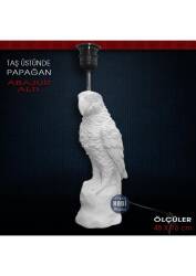 Papağan Abajur Altı (48x15 cm) Ham Polyester - Tual Hobi Sanat (1)