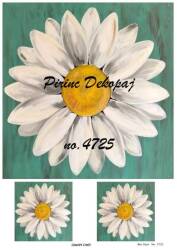 Papatya Desenli Pirinç Dekopaj Model : 4725 - Line Art