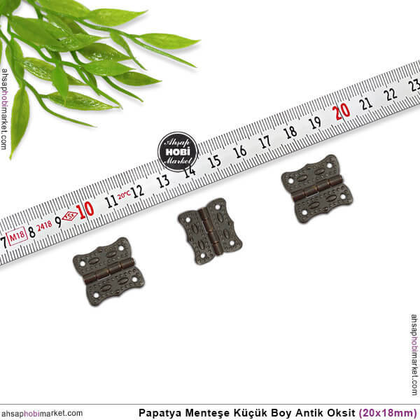 Papatya Menteşe Antik Renkli Küçük Boy (20x18mm) - 2