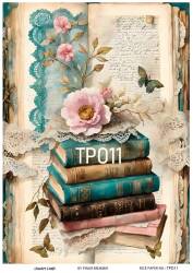 Pembe Gül Desenli Pirinç Dekopaj Model : PO011 - Line Art