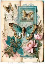 Pembe Gül Desenli Pirinç Dekopaj Model : PO014 - Line Art