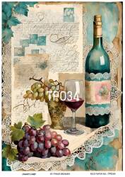 Pembe Gül Desenli Pirinç Dekopaj Model : PO034 - Line Art