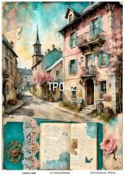 Pembe Gül Desenli Pirinç Dekopaj Model : PO042 - Line Art