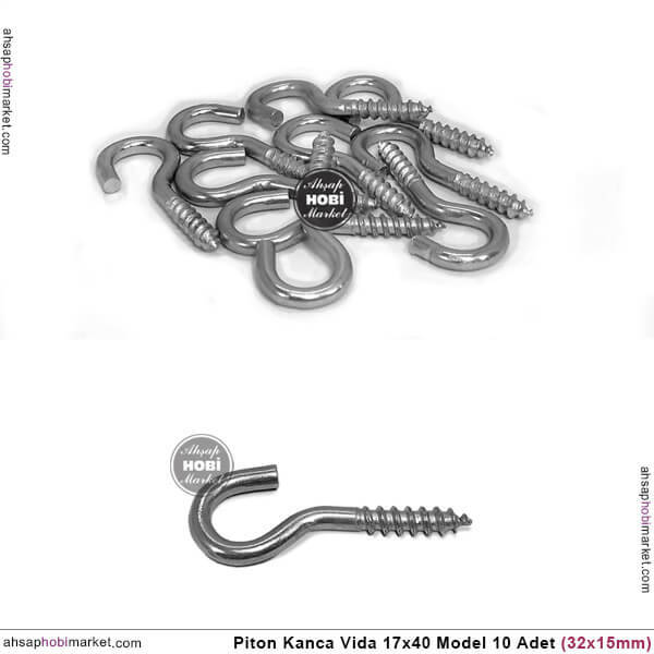 Piton Kanca Vida 17X40 Model (32x15 mm) 10 Adet - 1