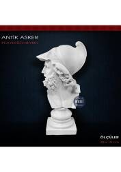 Polyester Antik Asker Heykel Biblo (20x10cm) - Tual Hobi Sanat (1)