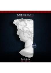 Polyester Antik David Duvar Saksı (24x18cm) - Tual Hobi Sanat (1)