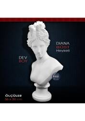 Polyester Antik Diana Heykeli Dev Boy (56x30cm) - Tual Hobi Sanat