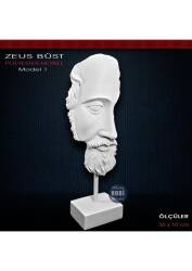 Polyester Antik Zeus Heykeli Model 1 (35x10cm) - Tual Hobi Sanat (1)