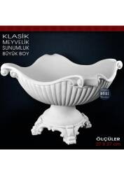 Polyester Büyük Kupa Saksı Vazo ( 45*40 CM ) - Tual Hobi Sanat (1)