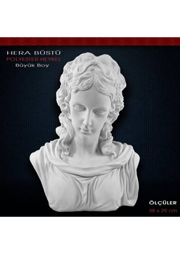 Polyester Dekoratif Hera Heykeli (38x29cm) HYK279 - 1