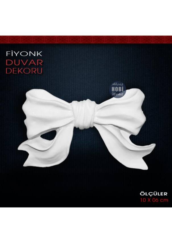 Polyester Fiyonk Duvar ve Pano Süsü (10x6 cm) - 1