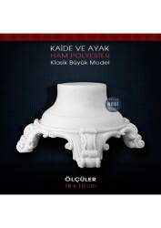 Polyester Kaide ve Ayak Klasik Büyük Model (18x10cm) - Tual Hobi Sanat