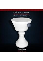 Polyester Kaide ve Ayak Modern Büyük (23x15cm) - Tual Hobi Sanat (1)