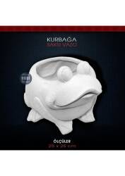 Polyester Kurbağa Saksı Büyük Boy (25x25cm) - Tual Hobi Sanat (1)
