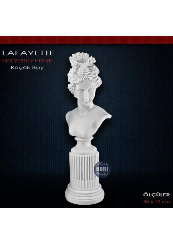 Polyester Lafayette Heykeli Küçük Boy (36x12cm) - 1