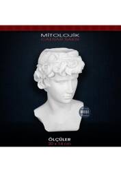 Polyester Sezar Heykel Saksı (20x14cm) - Tual Hobi Sanat