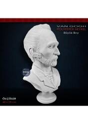 Polyester Van Gogh Heykeli - Büyük Boy (40x23cm) - 3