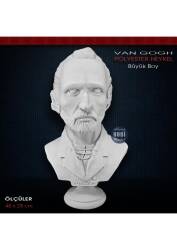 Polyester Van Gogh Heykeli - Büyük Boy (40x23cm) - Tual Hobi Sanat