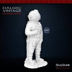 Polyester Vintage Dalgıç Biblo Heykeli (20x10cm) - Tual Hobi Sanat (1)
