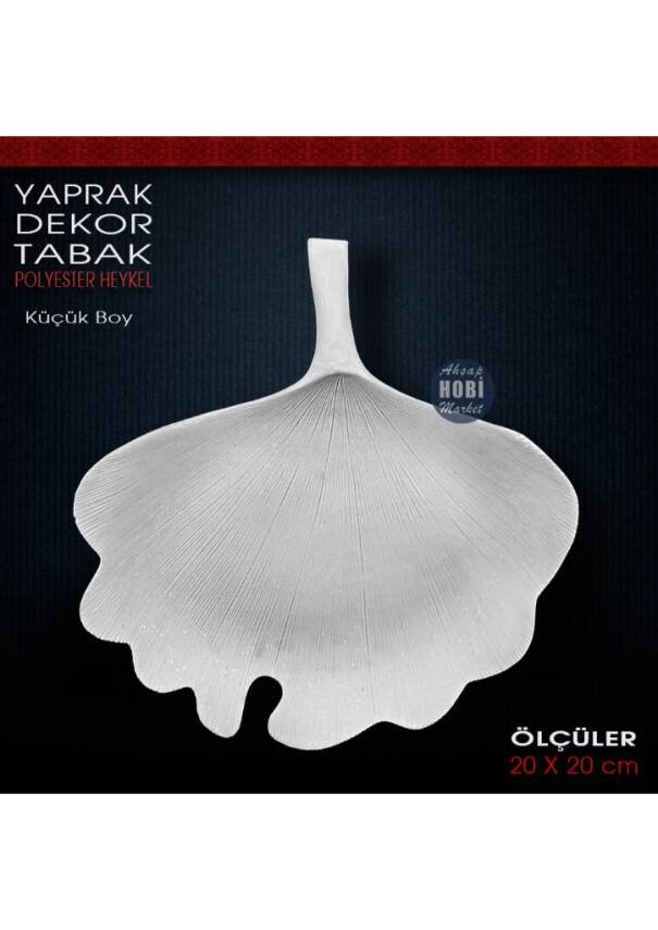 Polyester Yaprak Tabak Küçük Boy (25x15 cm) - 1