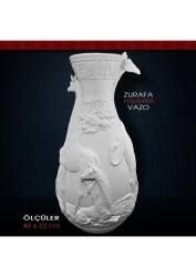 Polyester Zürafa Figürlü Uzun Vazo (43x22cm) - Tual Hobi Sanat (1)