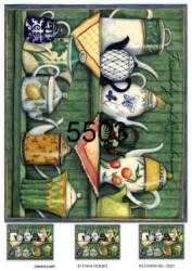 Porselen Desenli Pirinç Dekopaj Model : 5503 - Line Art