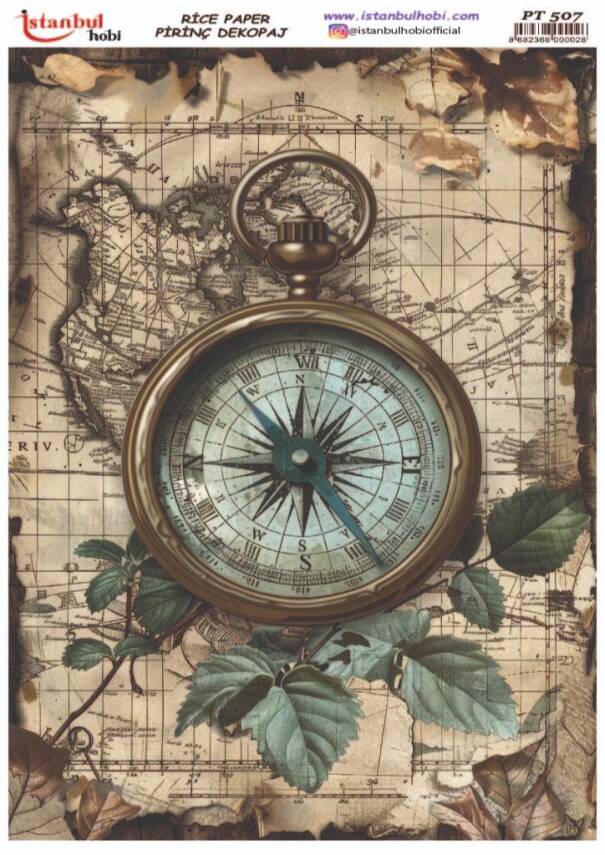 Pusula Desenli Pirinç Dekopaj Model : PT 0507 - 1