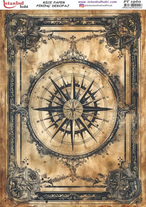 Pusula Desenli Pirinç Dekopaj Model : PT 1960 - 1