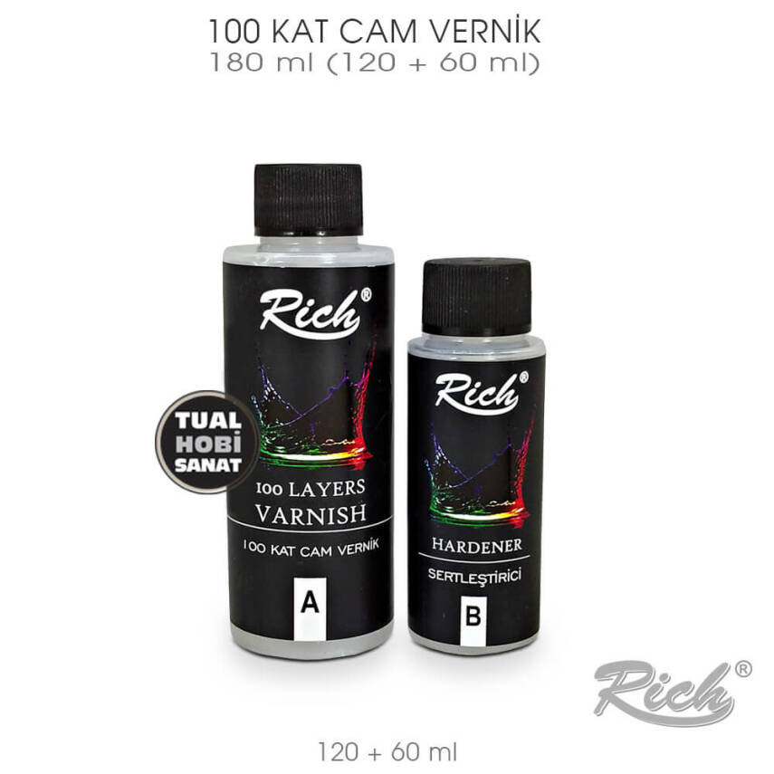 Rich 100 Kat Vernik - 100 Layers Varnish 180 ml - 2