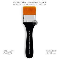 Rich 2000 Black Serisi No:2 Zemin Fırça 5 cm - Rich (1)