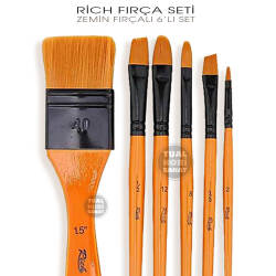 Rich 8000 Serisi Profesyonel Fırça Seti 6 Parça - 3
