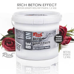 Rich Beton Efekt Rölyef Pasta 1,2 kg - Rich (1)